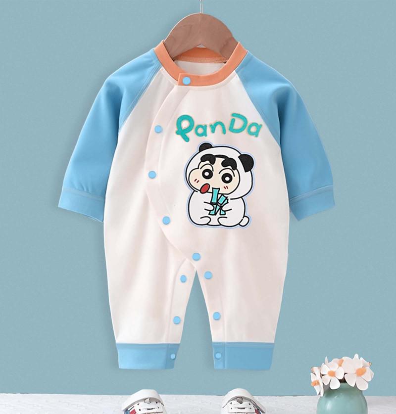 Newborn and Infant Baby Bodysuits Romper and Onesies- Blue