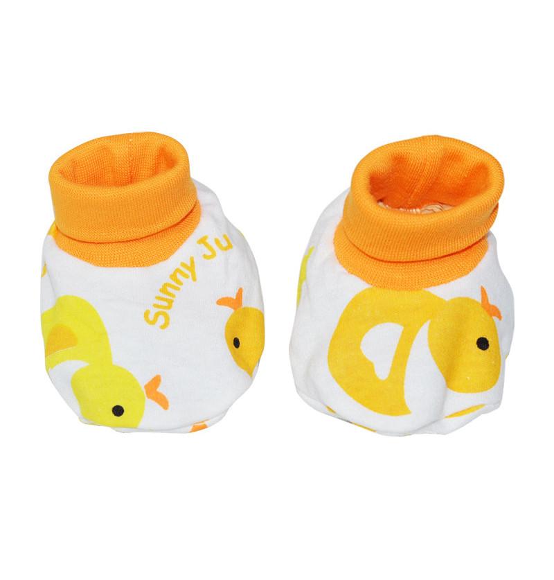 Cute Little Printed Booties for Infant Babies Freesize Set of 3 pairs
