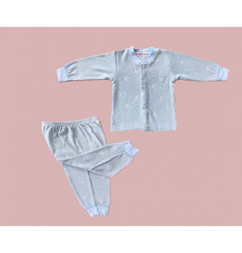 Infant Pant TShirt Combo Set Blue Newborn Baby TShirt Cute Boy