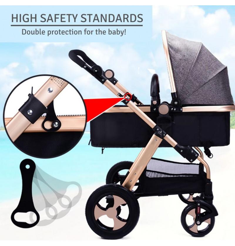 best travel stroller for flying double protection bassinet locks