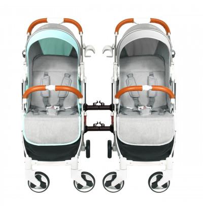 detachable twin pram