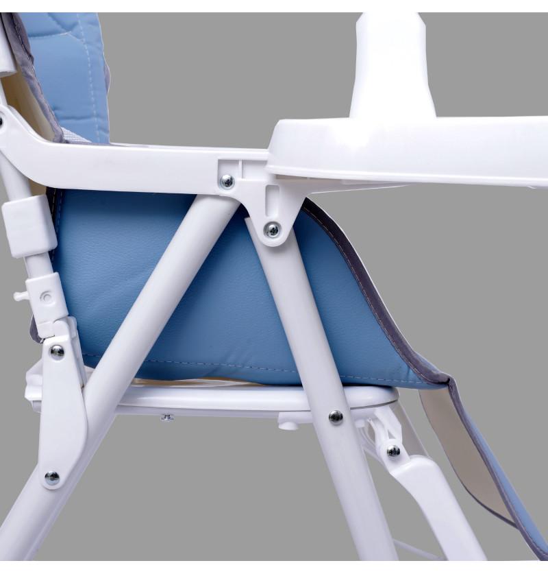 Baby High Chair with Safety Belt and Feeding Tray Foldable Baby Chair