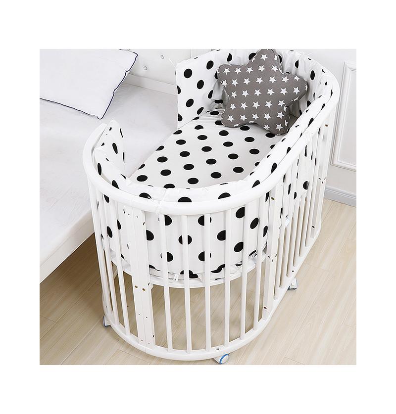 Baby Crib Bed Oval Multifunction oval baby crib at Affordable Prices