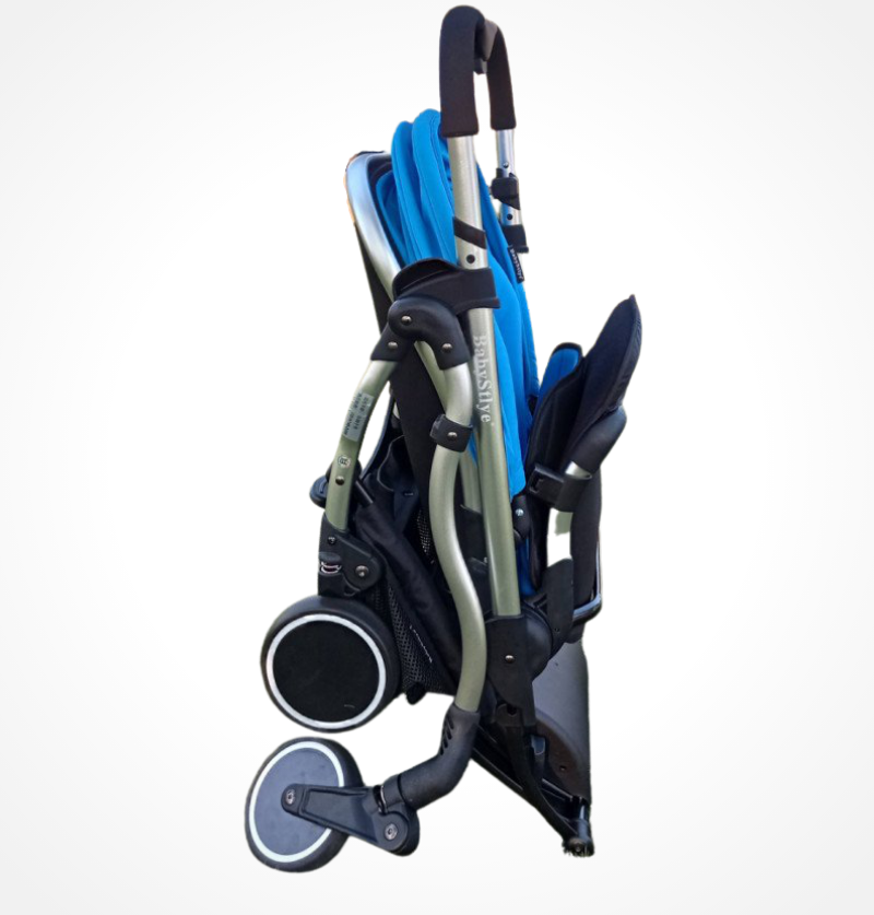 Stroller Pram with Reversible Seat and Adjustable Handle Height