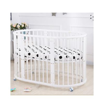beautiful cribs have got wheels also it lock system to avoid mishap and keep it stable at a particular place