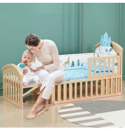 newborn bed with parent bed attachment