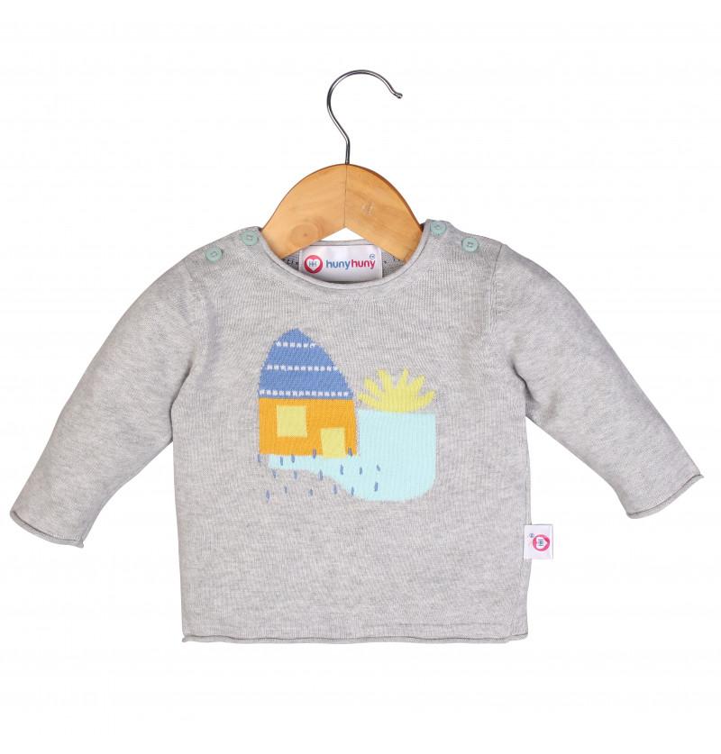 Toddler Baby Sweater Sweatshirt - Grey