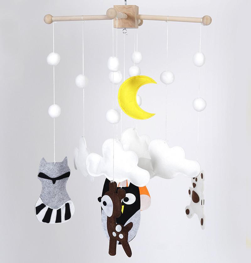 Baby Cot Mobile / Baby Crib Hanging / Baby Nursery Decor - Fun With Animals