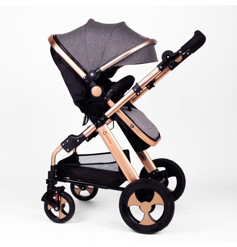 Stroller_with_adjustable_handle