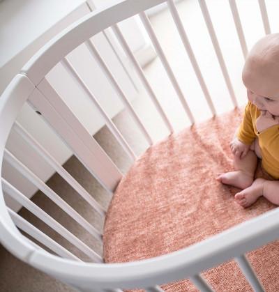 modern crib are designed to make baby keep safe inside without any sharp edge
