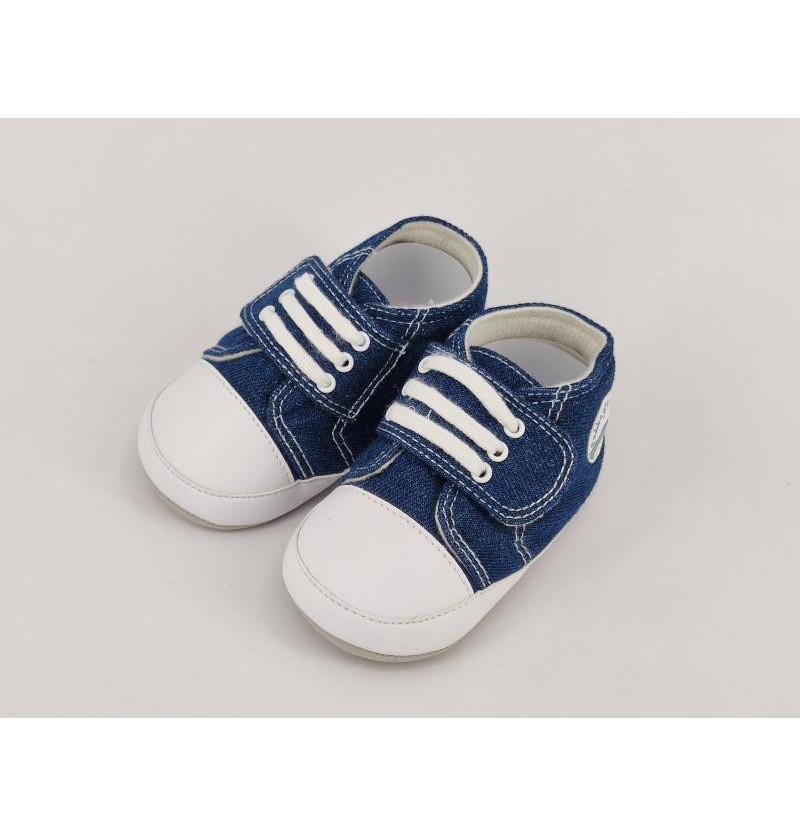 Blue and White Shoes for Infants