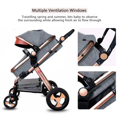 car seat stroller multiple ventilation window at top and back
