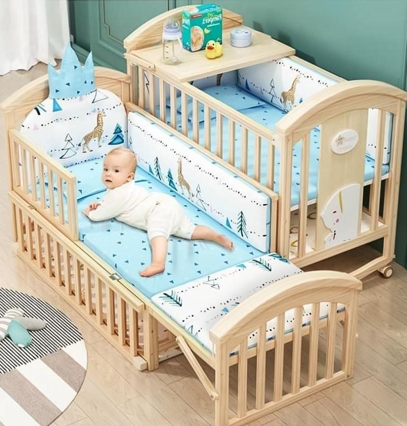 Pinewood Baby Bed Crib 12...