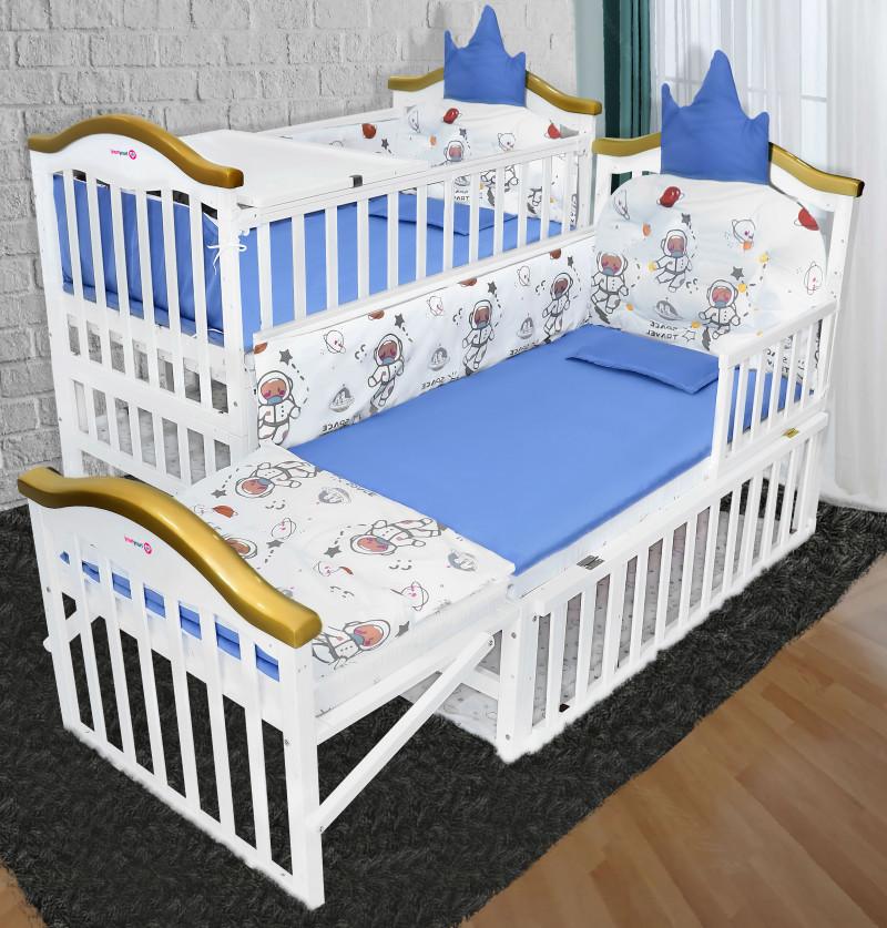 Baby Crib Bed Pinewood 12...