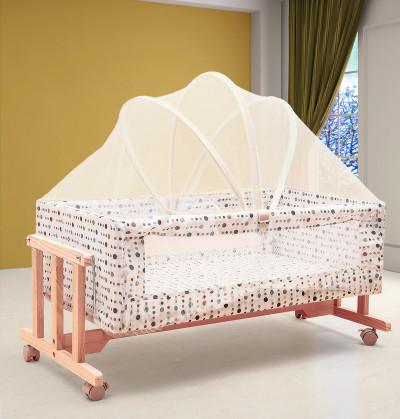 newborn bed cradle with mosquito net