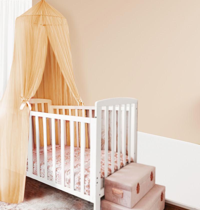 HunyHuny Canopy Mosquito Net for Baby Cot Crib Bed