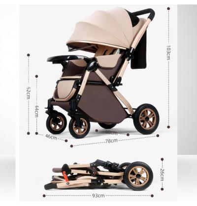 strollers compact fold to carry in airplane