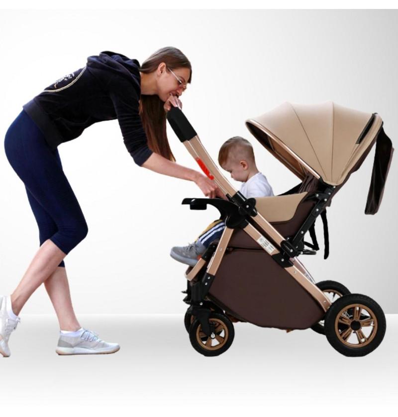 twins stroller easily detach to use as solo when one baby only going out