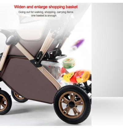 strollers in India with big storage basket to keep every baby essential handy when going out for a ride or shopping