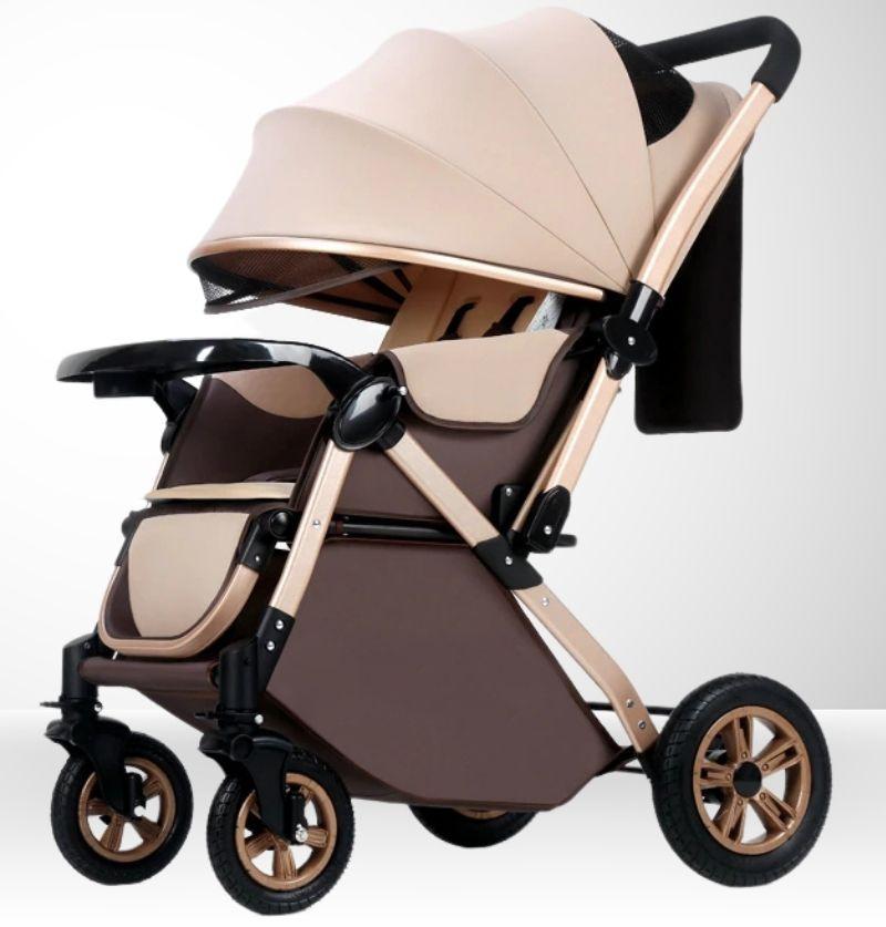 newborn stroller loaded with all the features a baby and mom require
