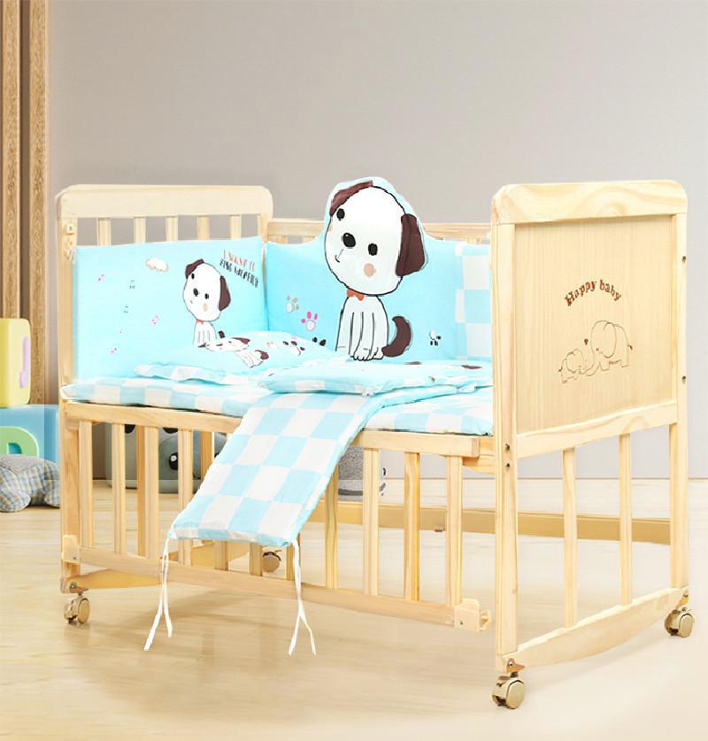 Pinewood Baby Bed 6-in-1...