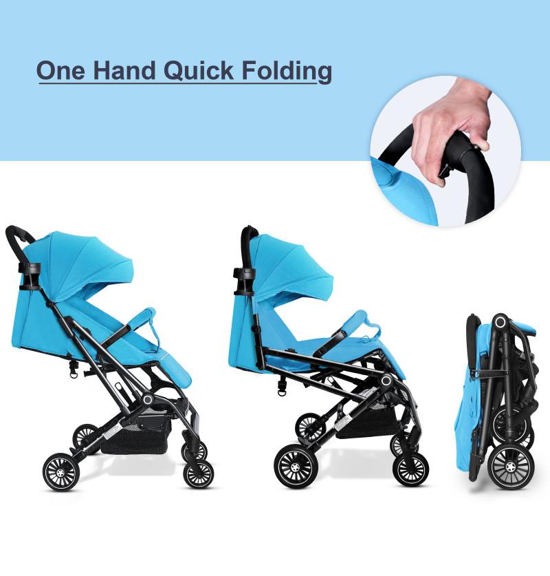 strollers with compact fold and easy to carry