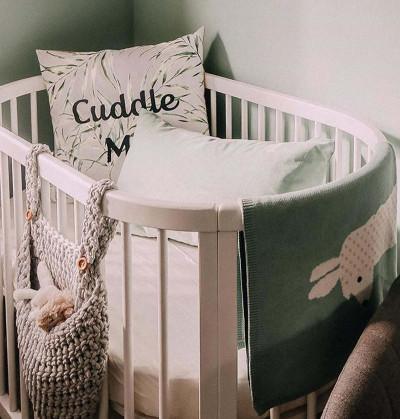 wooden cradle price is much less and more strong