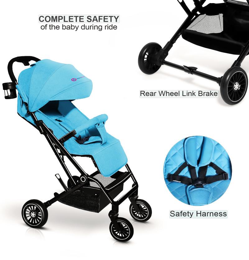 pushchairs and prams five point safety harness