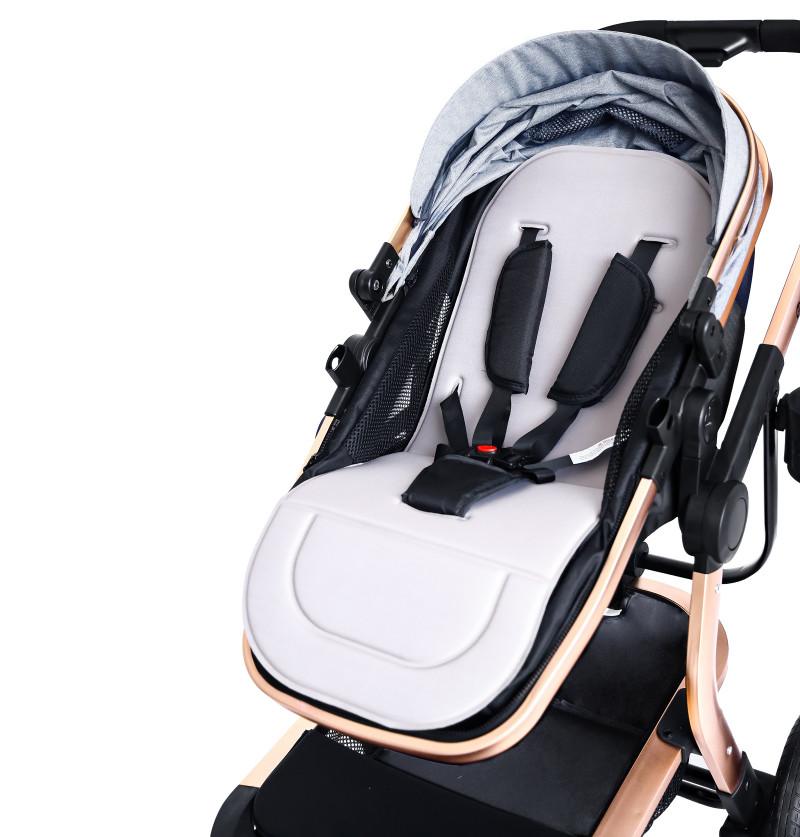 prams and strollers with inclinable reversible bassinet