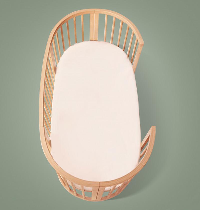 crib rocker side rail can be removed to attach with parent bed or use as baby sofa