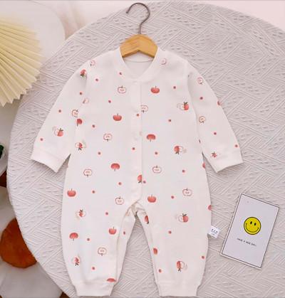 2023 baby clothes bear cotton printed romper suit boys and girls